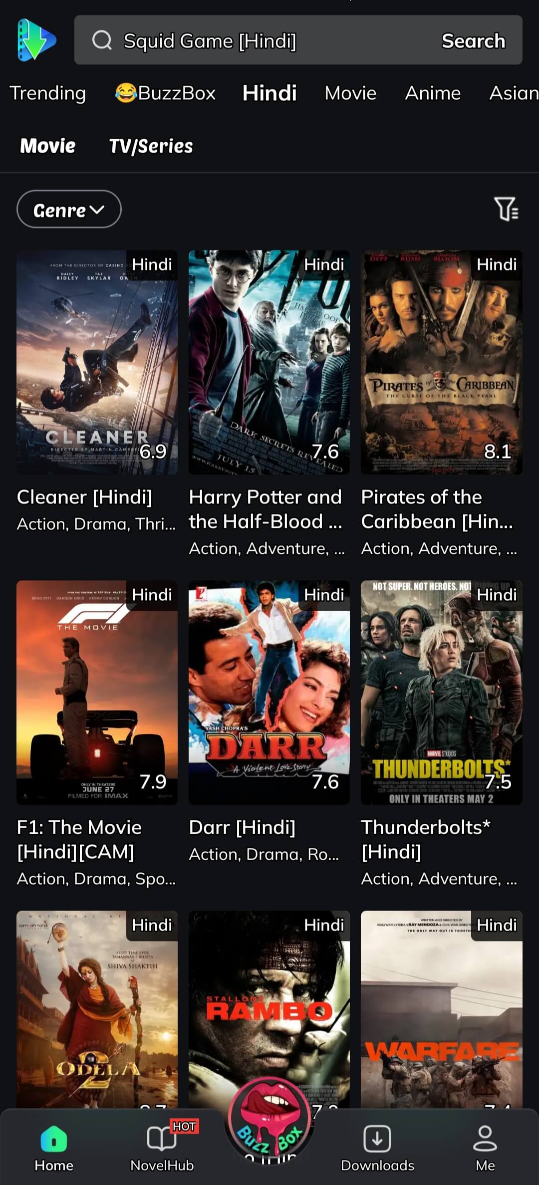 Genre Filters
