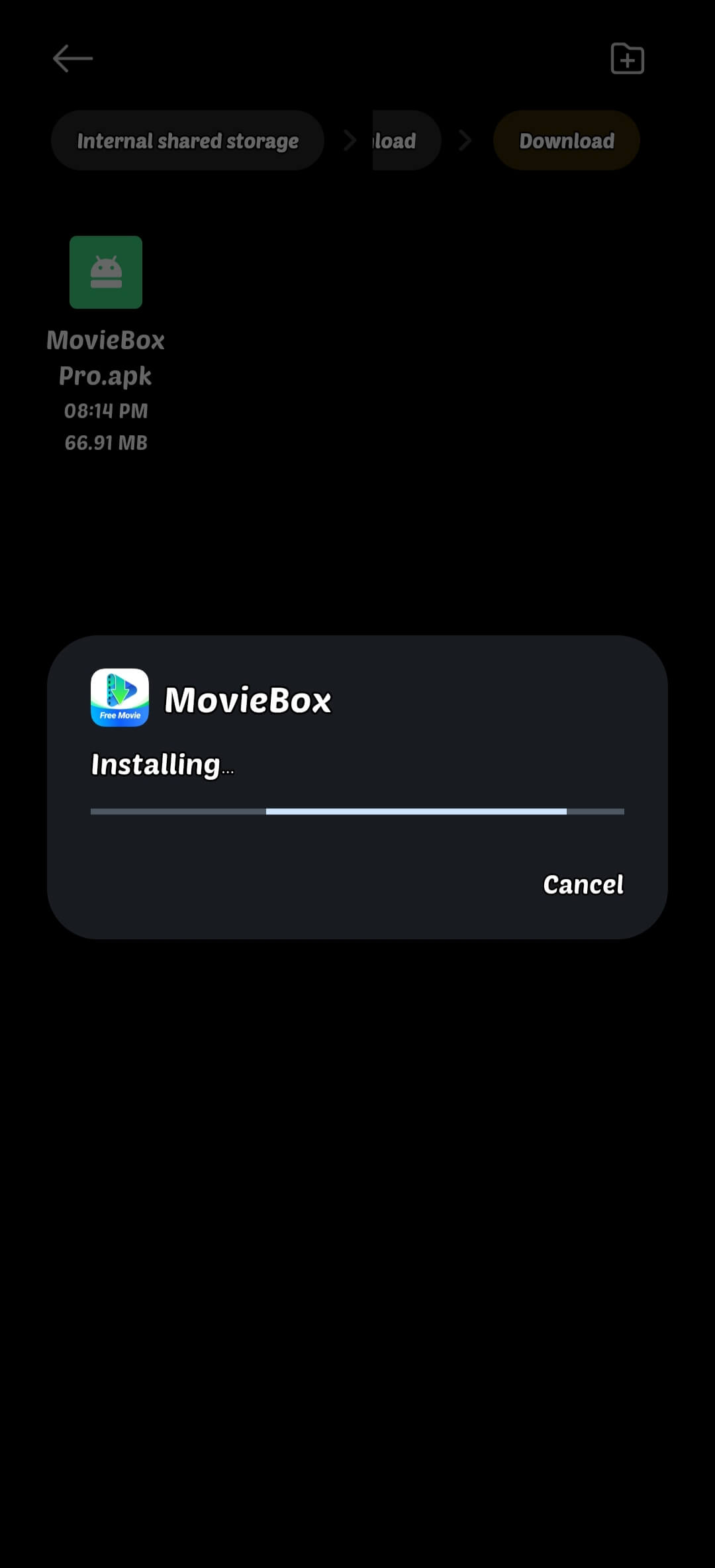 Begin Installation