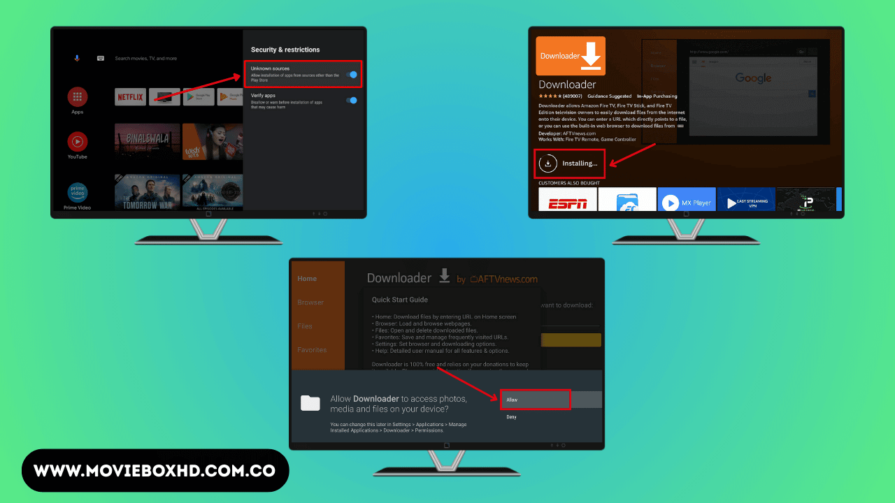 Install MovieBox on Fire TV Stick Using Downloader App (1)
